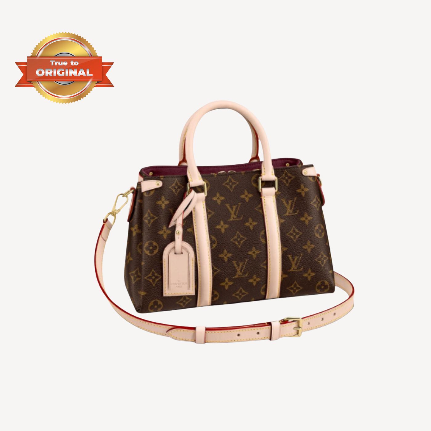 [True-to-ORIGINAL] Louis Vuitton Open BB Bag Brown For Women 27cm